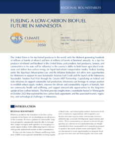 Fueling a Low-Carbon Biofuel Future in Minnesota